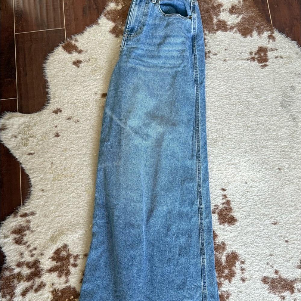 FLORENCE BY MILLS TOTAL SOFTIE WIDE LEG JEAN SIZE 6 - Picture 6 of 8